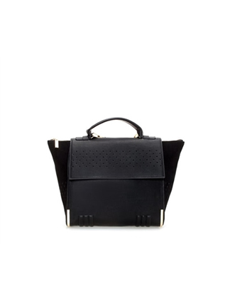 City bag em combinação de materiais