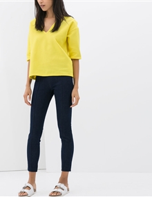 Calça denim stretch