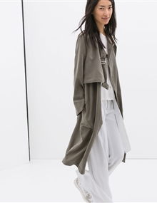 Trench com argolas